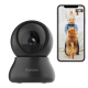 Indoor Security Camera 2K, Septekon 360° Pan Tilt Baby Monitor Pet Camera, 2.4GHz Wi-Fi Camera with Night Vision, Motion Detection, 2-Way Audio Siren, Cloud/SD Card, Compatible with Alexa