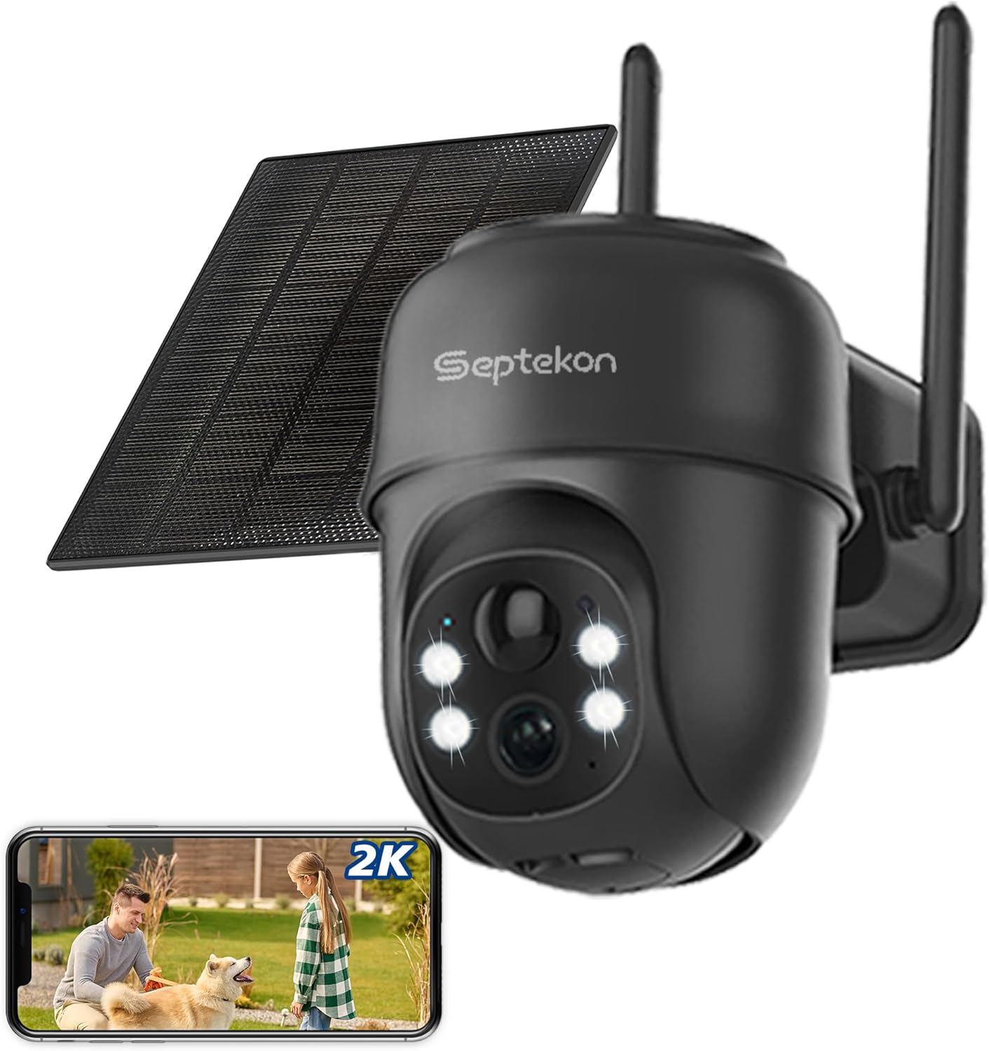 PTZ Solar powered wireless camera B40