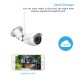 Outdoor Wireless Security Camera, Septekon 1080P Home Surveillance Camera with IP66 Waterproof, Night Vision, Motion Detection, Remote Access, Compatible with Alexa-S40