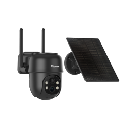 Vidome 2K Solar Security Cameras Wireless Outdoor, 360°PTZ Battery Powered Outdoor Camera, 2.4G WiFi Camera with Spotlight Color Night Vision, Motion Sensor Alarm, IP66, Black B40 Vidome 2K Solar Security Cameras Wireless Outdoor, 360°PTZ Battery Powered Outdoor Camera, 2.4G WiFi Camera with Spotlight Color Night Vision, Motion Sensor Alarm, IP66, Black B40